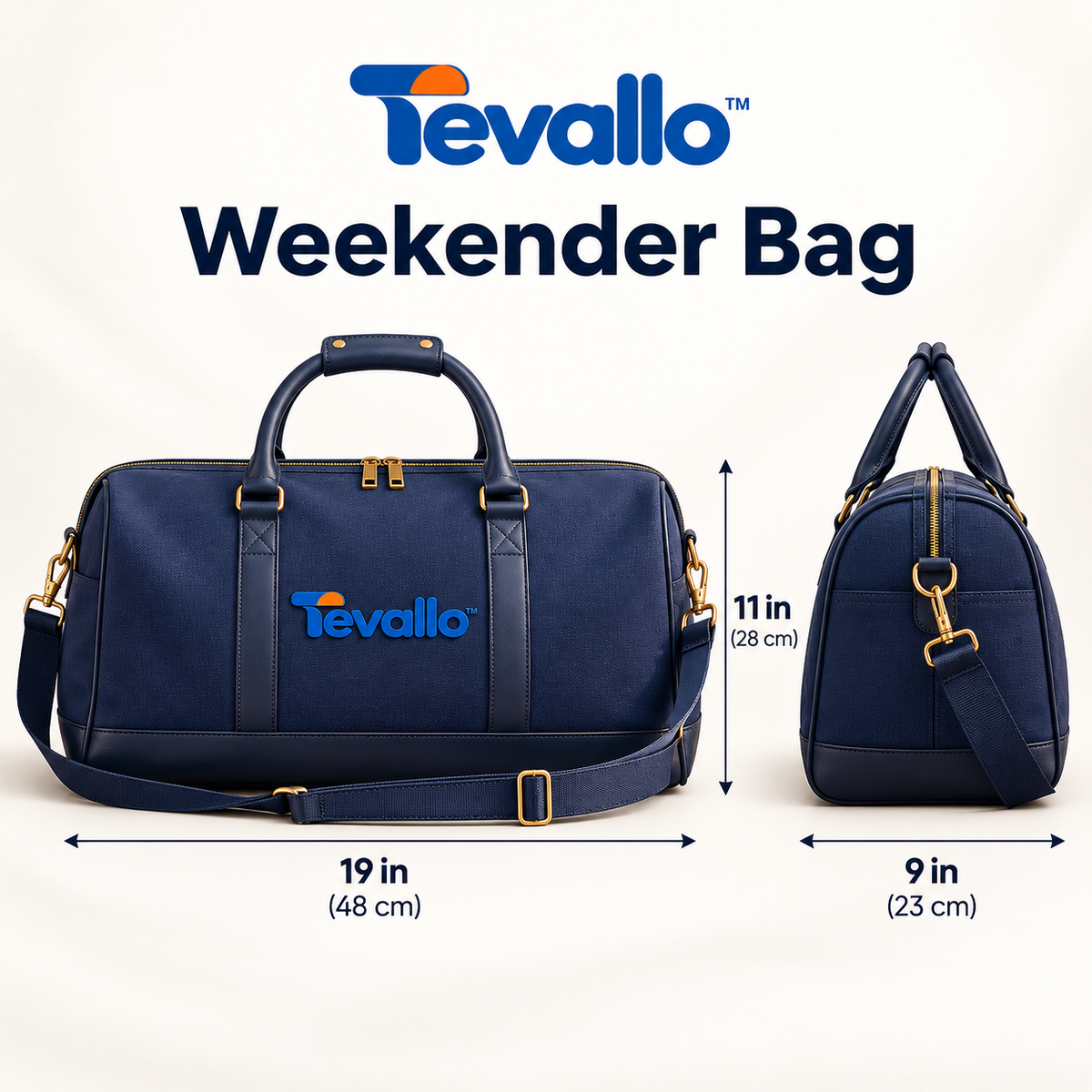 Tevallo™ Weekender Bag, Escape for the Weekend in Style