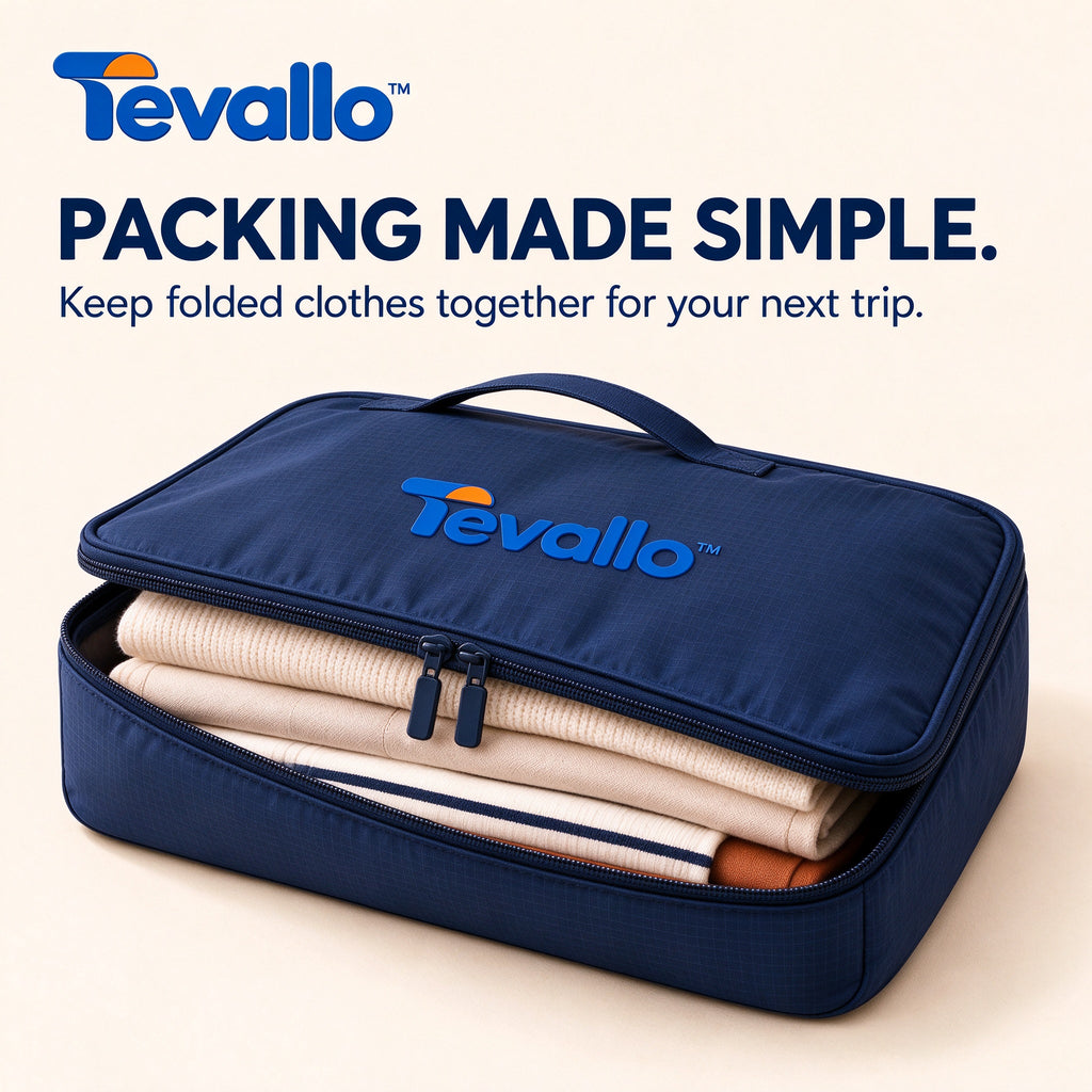 Tevallo™ Packing Cubes, The Smart Way to Pack for Every Trip