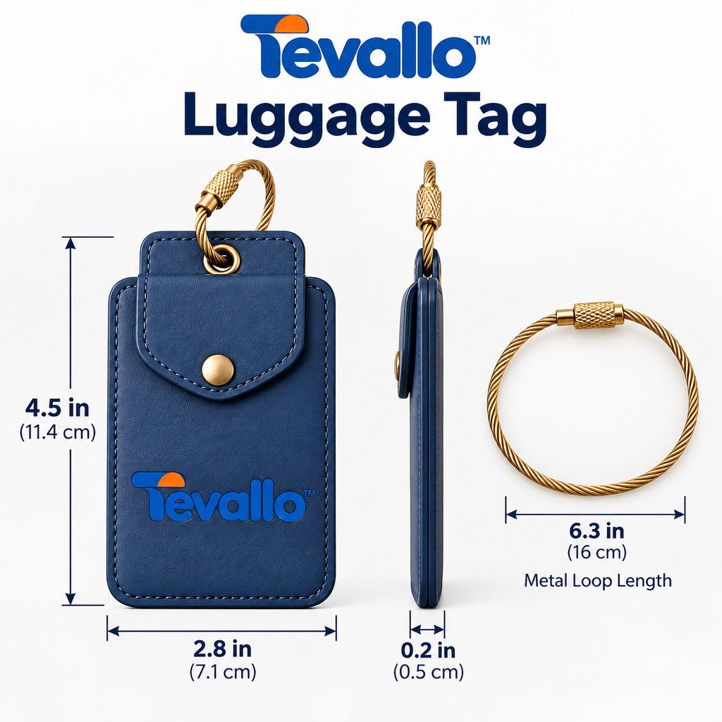 Tevallo™ Luggage Tag, Spot Your Suitcase at Any Baggage Claim
