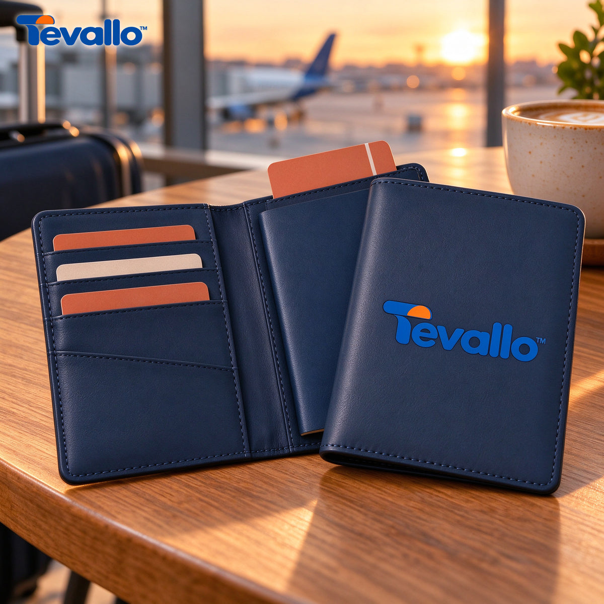 Tevallo™ Passport Holder, Travel Documents Organized for Every Border