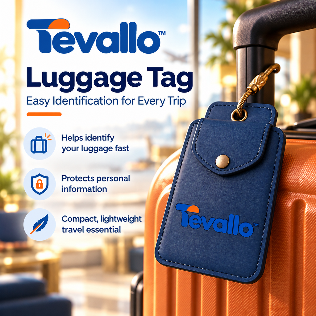 Tevallo™ Luggage Tag, Spot Your Suitcase at Any Baggage Claim