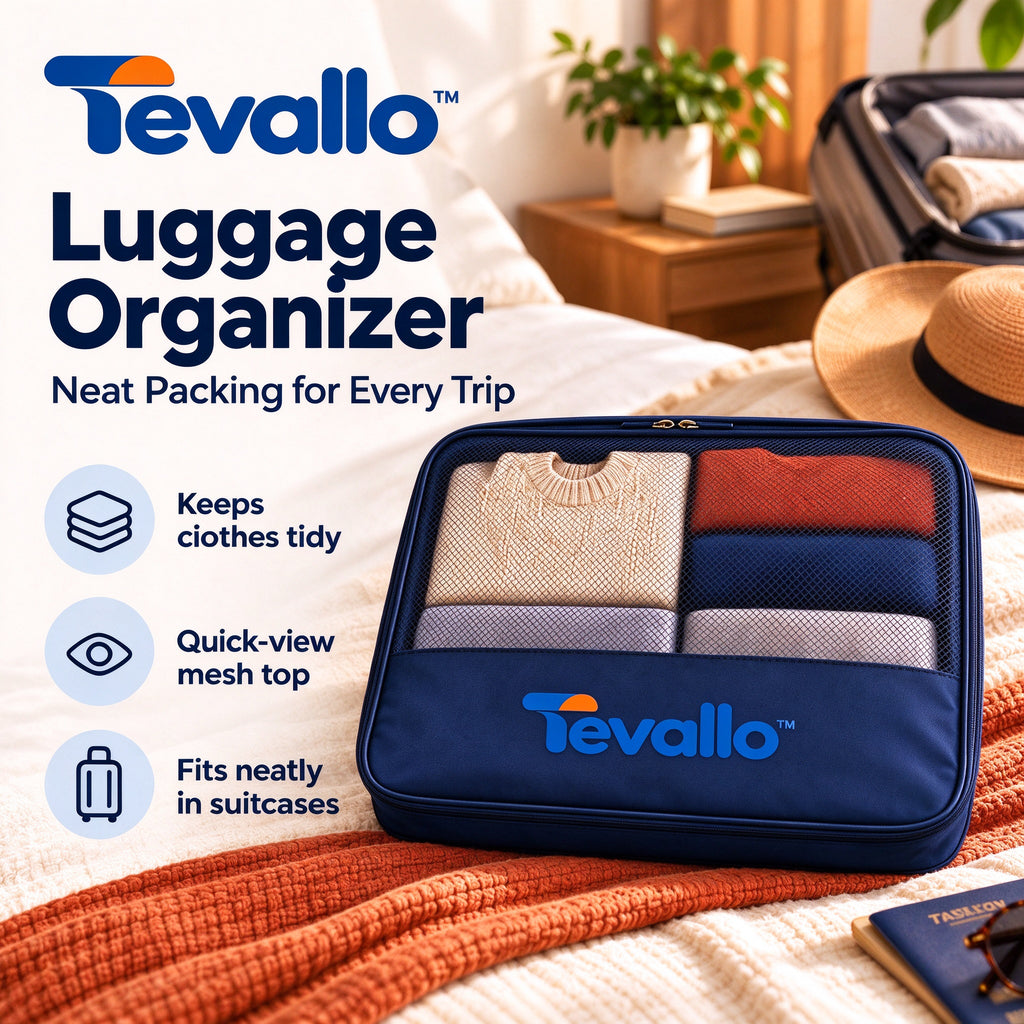 Tevallo™ Luggage Organizer Set, Your Suitcase Perfectly Packed Every Time