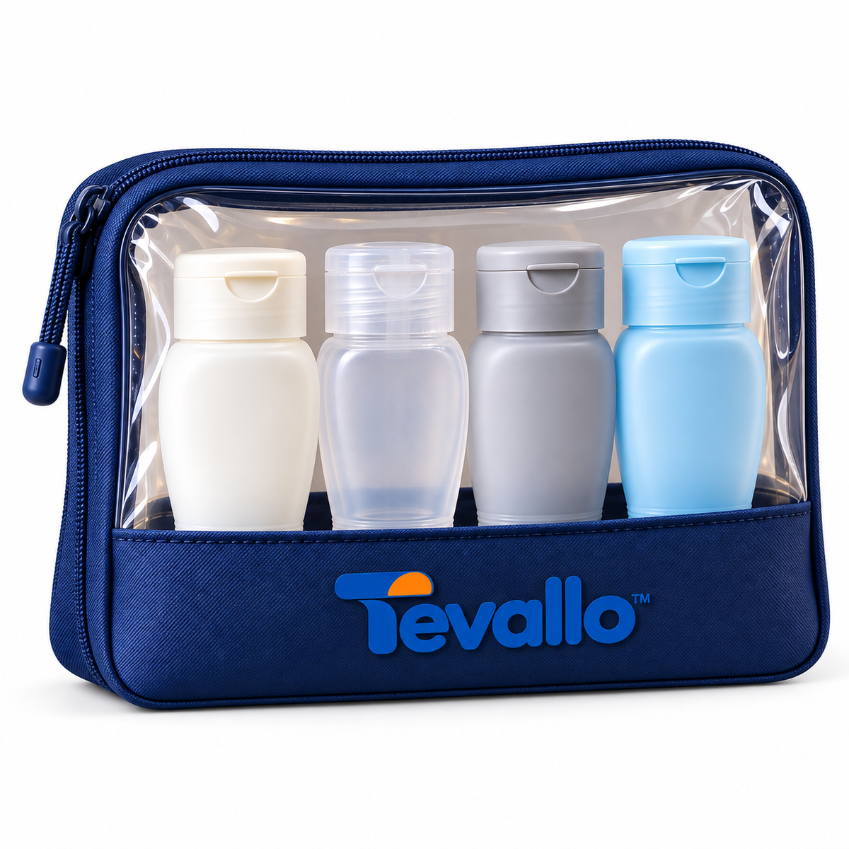 Tevallo™ Travel Bottle Set, TSA-Approved for Stress-Free Air Travel