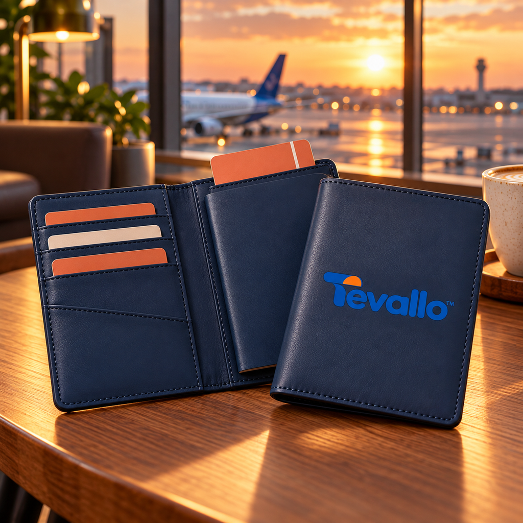 Tevallo™ Passport Holder, Travel Documents Organized for Every Border