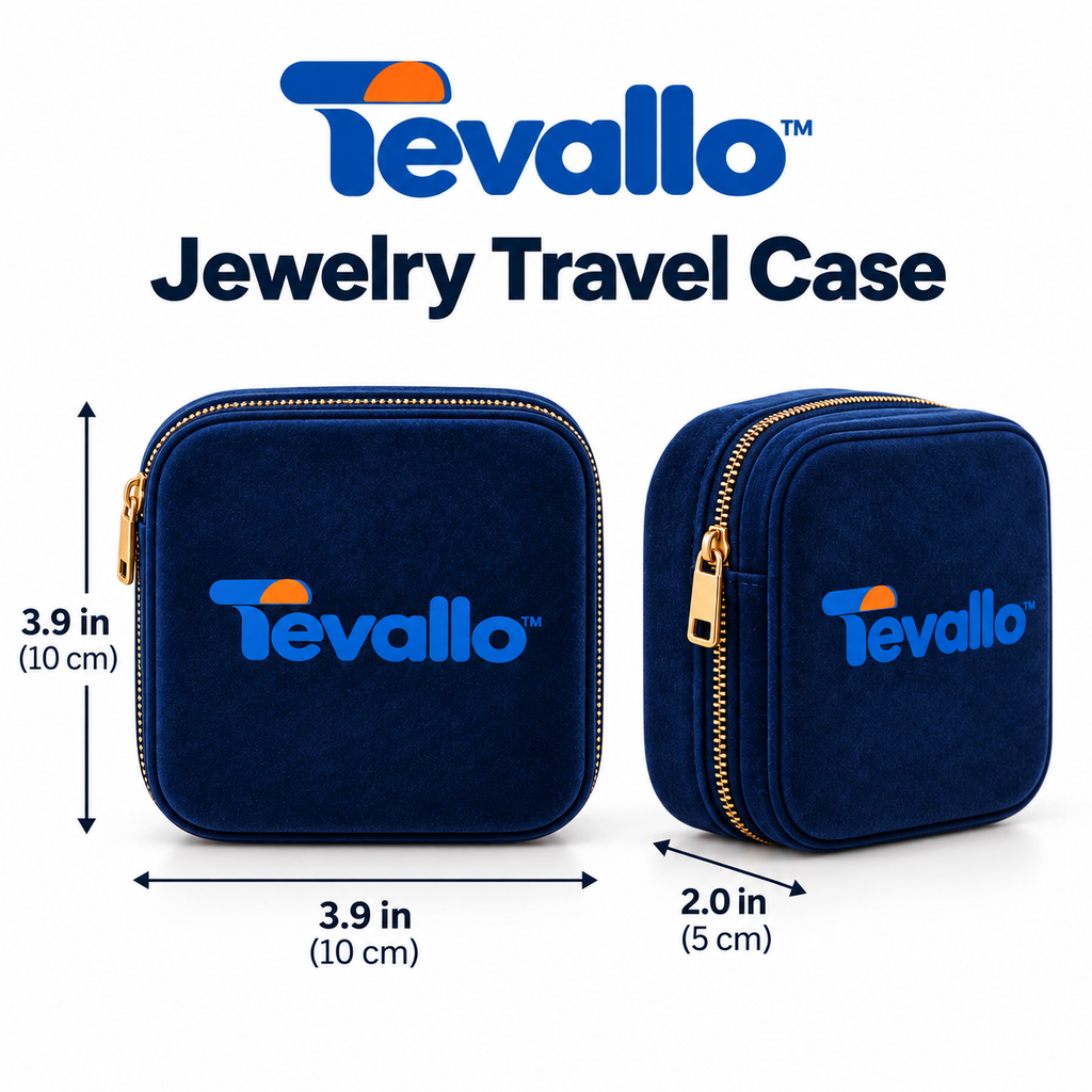 Tevallo™ Travel Jewelry Case, Bring Your Favorites on Every Trip