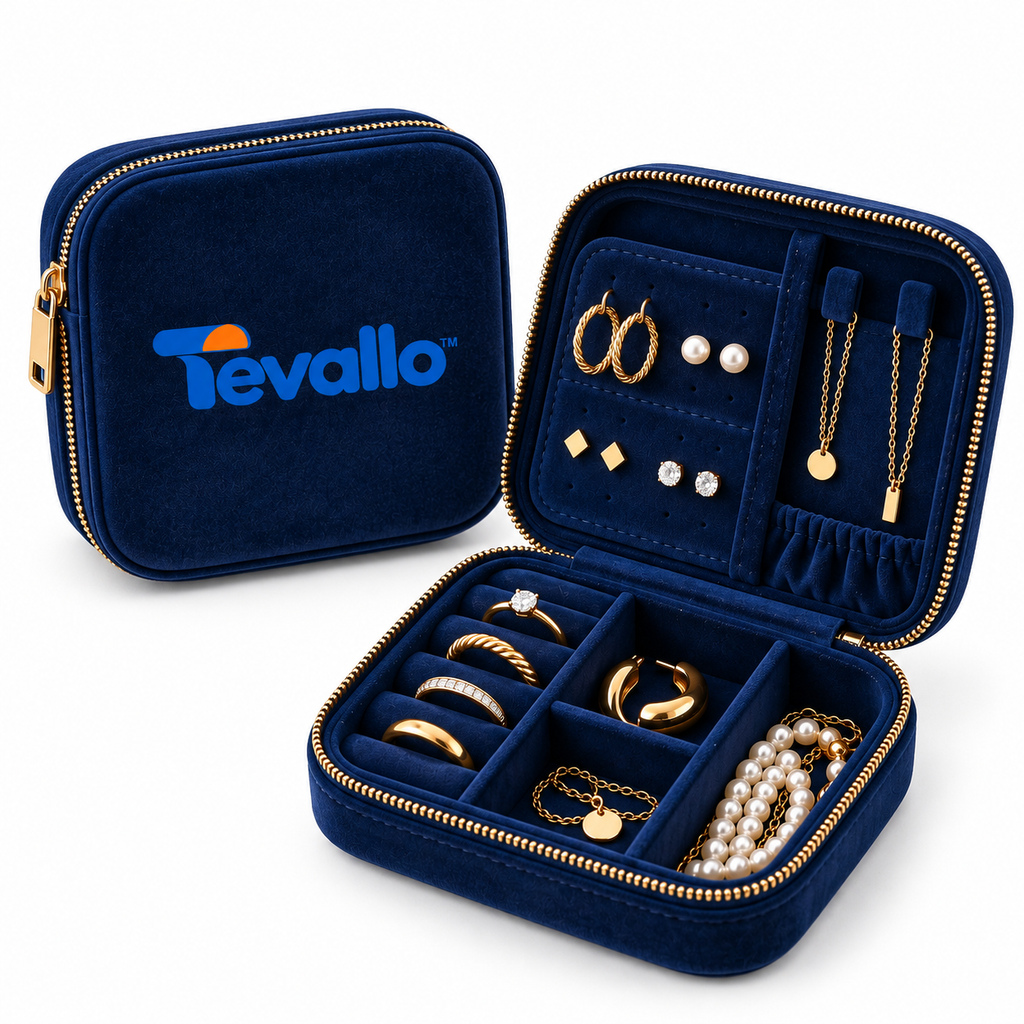 Tevallo™ Travel Jewelry Case, Bring Your Favorites on Every Trip