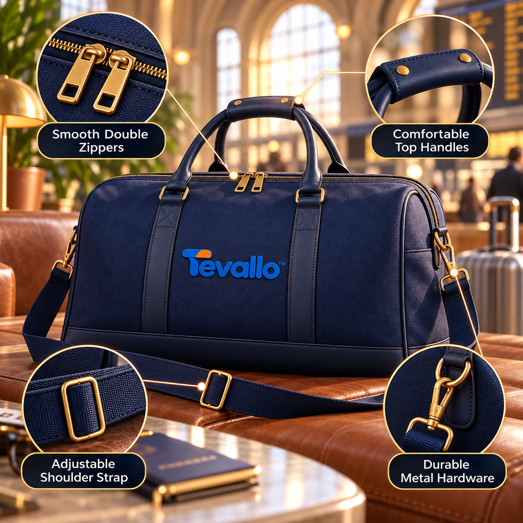 Tevallo™ Weekender Bag, Escape for the Weekend in Style