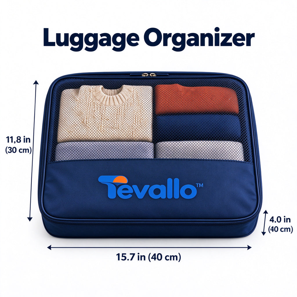 Tevallo™ Luggage Organizer Set, Your Suitcase Perfectly Packed Every Time